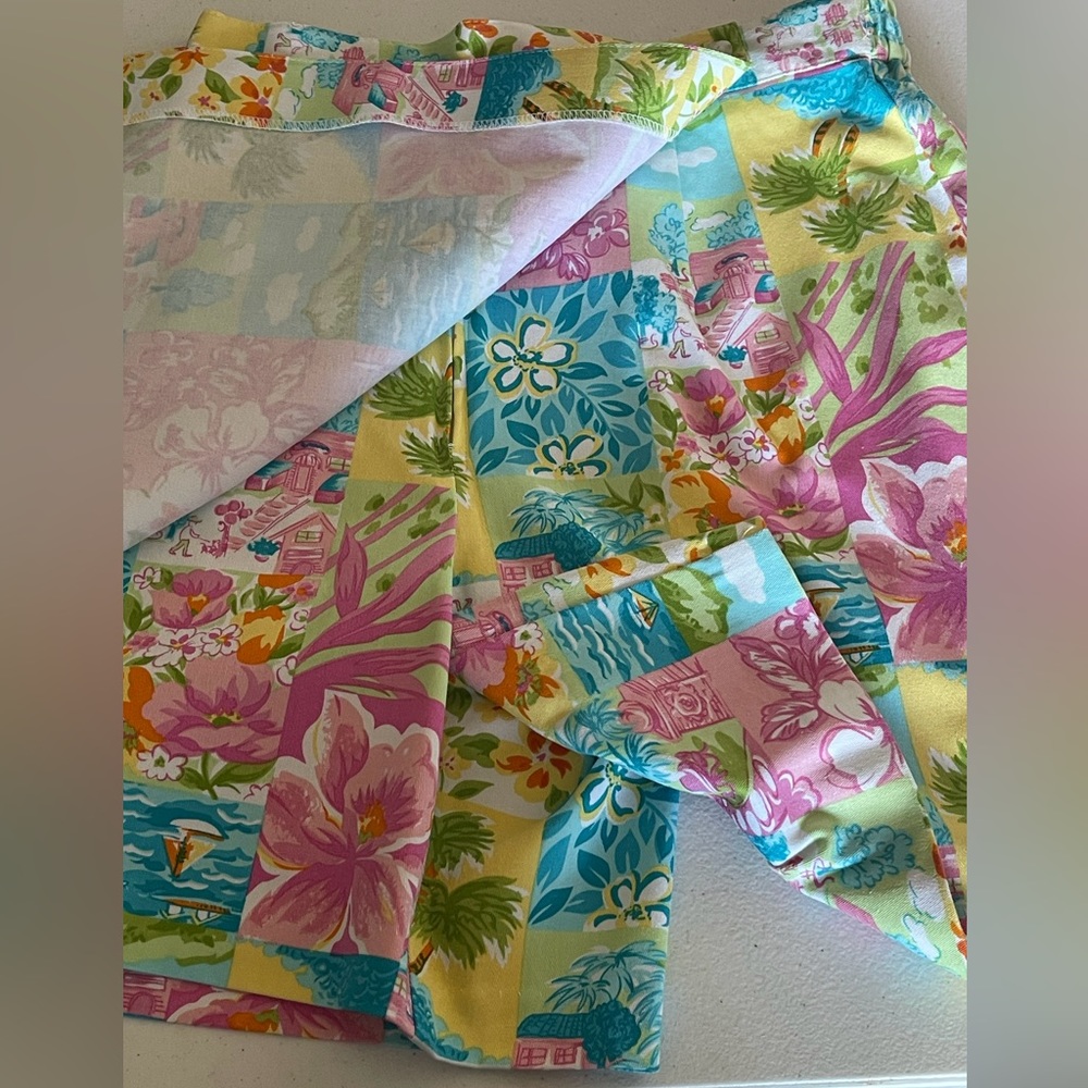 NWOT Briggs New York Petites Tropical Print Skort Size 8 - Picture 4 of 6